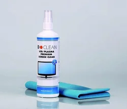 D-CLEAN PREMIUM SCREEN CLEAN – LCD/Plasma 250ml + utěrka D-WIPES 40x40 cm