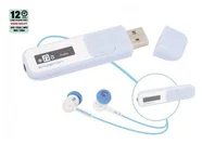 Emgeton CULT X6,  4GB, 12h, 1" OLED, USB plug in, bez FM, Master Blue-White sluchátka E6C 