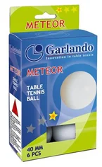 GARLANDO Míčky Meteor na stolní tenis, hvězdiček: 1, balení 6 kusů