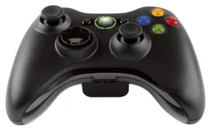 XBOX 360 gamepad Wireless Controller, černý, bezdrátový